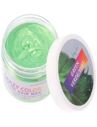 Crazy Color Hair Wax 120G Vert