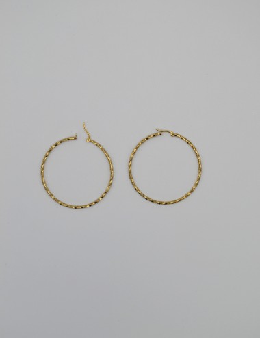 Boucles d'Oreilles Torsade