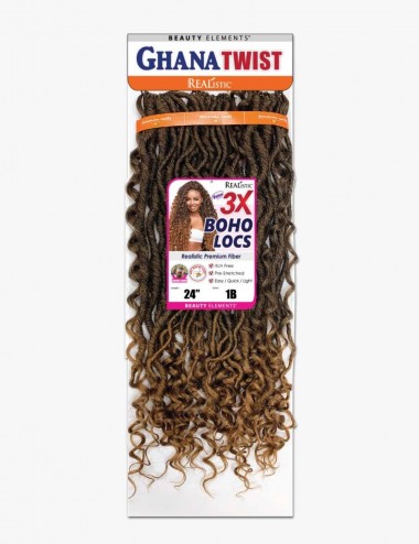 3X Ghana - Boho Locs 24"