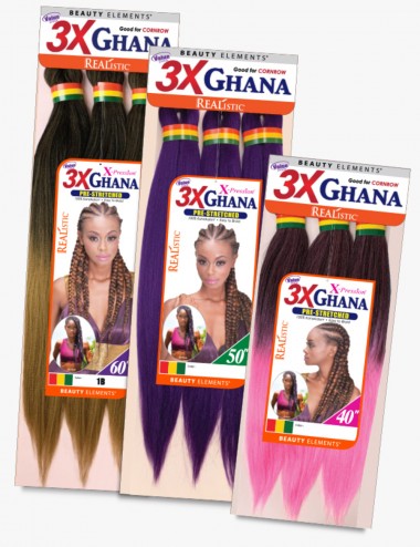 Realistic - 3X Ghana Braid 40"