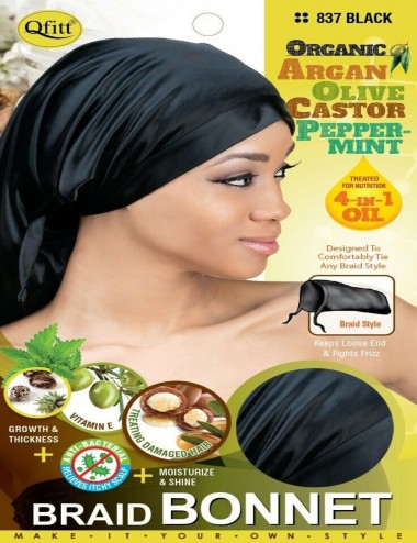 Braid Bonnet Noir - 837