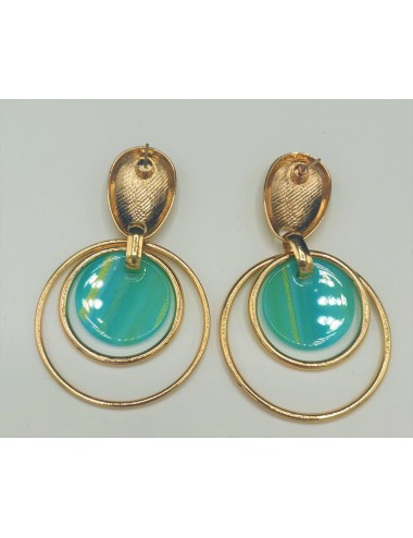 Boucle d'oreille de couleur...