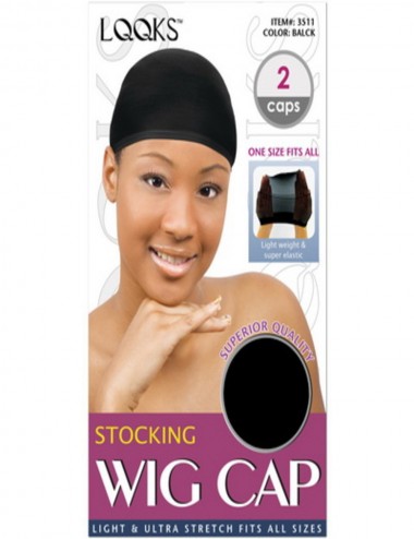 Stocking Wig Cap Black