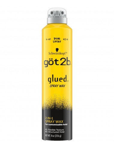 glued spray wax