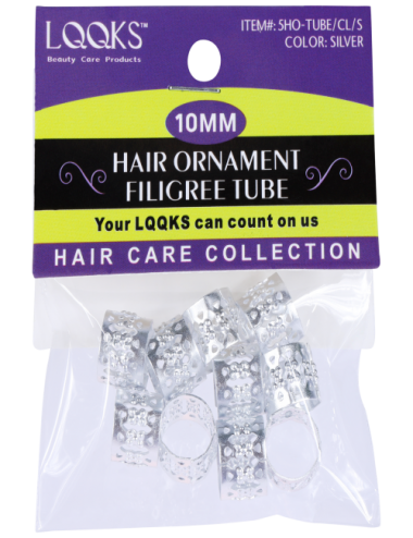 Bague Cheveux Argent 10mm